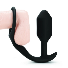 Пробка с кольцом b-Vibe Snug & Tug