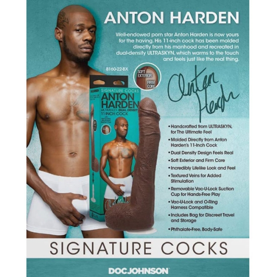 Фаллос Anton Harden 11" UltraSkyn